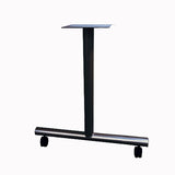 Leg, T-Style with Casters, 30" - Beniia Wholesale