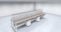 SQL Workstations, 30x60 with mobile pedestals.  Herman Miller Premium - Beniia Wholesale